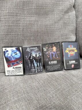 Alabama Country Music Cassette Tape Lot of 4 Vintage 1980s RCA collectible